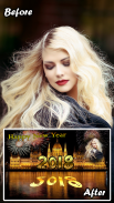 New Year Photo Frame, Effects Editor with Dp Maker screenshot 4