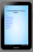 ATM Error Code Translator- NCR screenshot 3