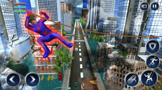 Flying superhero War - Grand City Emergency screenshot 6