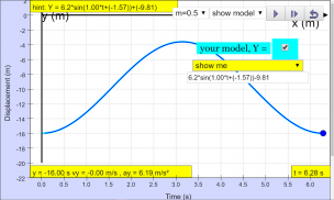 Vertical SHM Simulator Lab screenshot 4