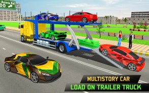 Real Car Transport Truck Games screenshot 9