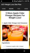 7 Days Apple Cider Vinegar Weight Loss Diet Plan screenshot 1