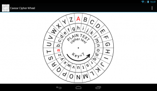 Caesar Cipher Disk screenshot 1