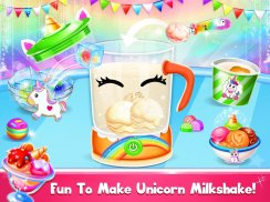 Unicorn Milkshake Maker: Jeux de boisson glacée screenshot 4