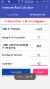 Inotropes Rate Calculator screenshot 4