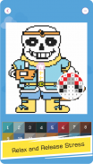 Dream Sans Pixel Art Color By Number screenshot 3