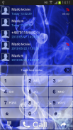 GO Contact Blue Smoke Theme screenshot 0