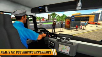 City Coach Bus Driving Games screenshot 9