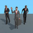 President Run 3D Icon