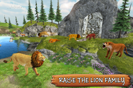 Lion Simulator Family: Animal Survival Games screenshot 15