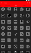 Grey and Black Icon Pack screenshot 7