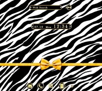 Zebra Ribbon Wallpaper screenshot 2