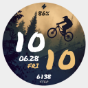 Flying bike Watch Face