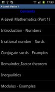 A-Level Mathematics (Part 1) screenshot 1