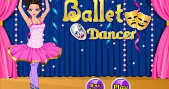 บัลเล่ต์ Dancer - แต่งตัวเกม screenshot 0