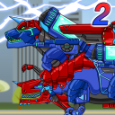 Tyranno+Tricera2-Combine! Dino Robot:Dinosaur Game Icon