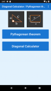 Pythagorean theorem calculator screenshot 0