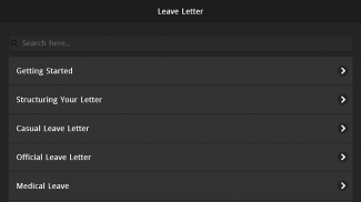 How to Write a Leave Letter screenshot 3