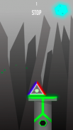 RGB triangle jump endless runner super game screenshot 1