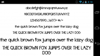 Fonts for FlipFont 50 Clean screenshot 1