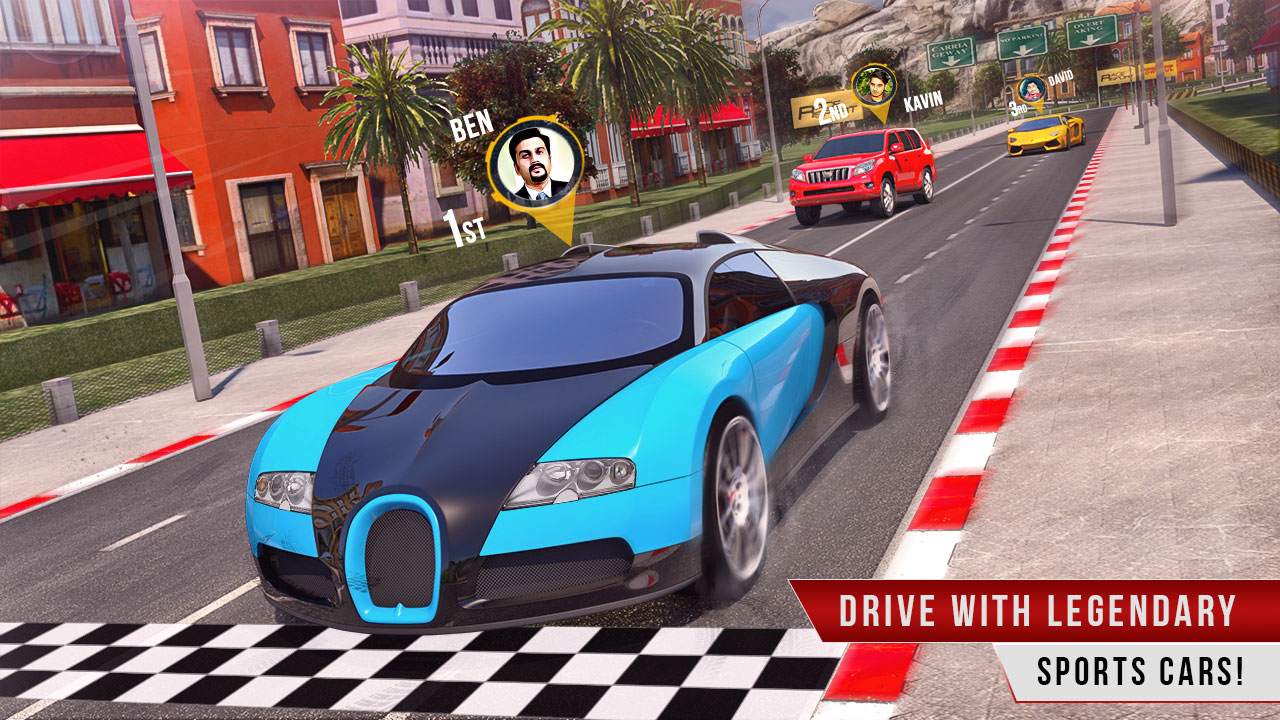 Carro de Dodge 2D - Real 2 Lanes Carro corrida Diversão Jogo::Appstore  for Android