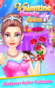 Valentine Beauty Salon Game screenshot 2