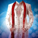 Men Sherwani Montage Maker Icon