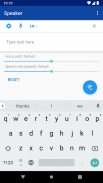 Speaker: TTS screenshot 1