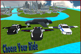 Flying Police Car 3D screenshot 6
