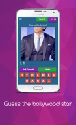 Guess bollywood star quiz game screenshot 4