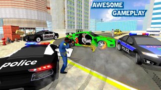 US City Police Car Jail Prisoners Transport Games screenshot 0