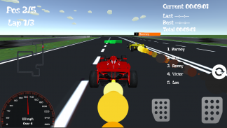 Free Cartoon Formula Racing 3D screenshot 0