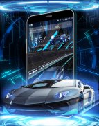 Speedy 3D Sports Car Theme screenshot 4