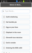 English Idioms, Proverbs and Phrases screenshot 1