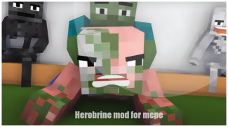 Herobrine-herobrine school monster minecrafte mod screenshot 0