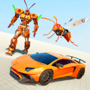 Wasp Robot Car Game: Robot Transforming Games