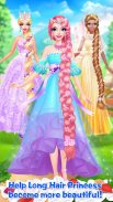 Длинные принцессы волос Макияж screenshot 1