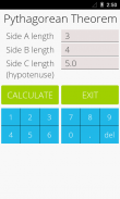 Pythagorean Theorem Calculator screenshot 1