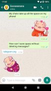 Pelekat babi lucu WASticker screenshot 1