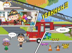米加小镇-消防局儿童益智扮演游戏 screenshot 8