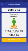 Simple BMI Calculator - Ideal Body Weight screenshot 3