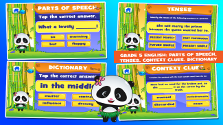 Panda 5th Grade Learning Games screenshot 2