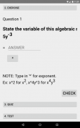 Basic Algebraic Expression screenshot 6