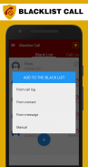 Blacklist Call - Block number screenshot 0
