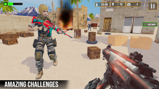 Real FPS Strike-Battle Warfare Shooting Games screenshot 1