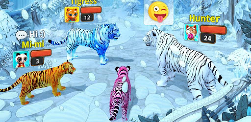 DESSA VEZ SOU UM TIGRE DA NEVE - WHITE TIGER FAMILY SIM ONLINE