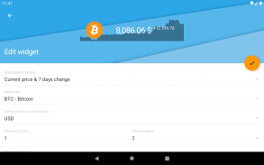 Crypto Ticker Widget screenshot 7