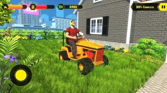 Lawn Mowing Grass Cutting Game screenshot 4