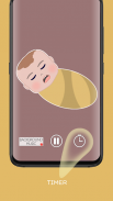 الضوضاء البيضاء لنوم الطفل مجانا screenshot 2