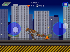 Robot Dino T-Rex Attack screenshot 2